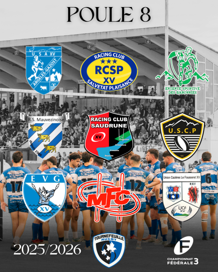 Composition de la poule 8 Fédérale 3